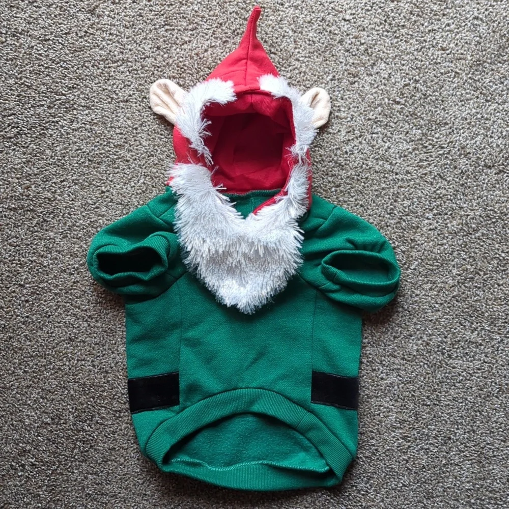 Santa Elf Gnome Dog Christmas Sweatshirt